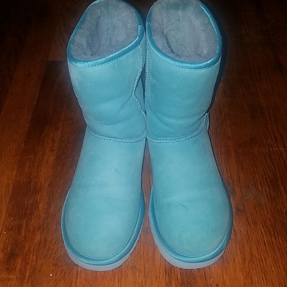 teal blue uggs